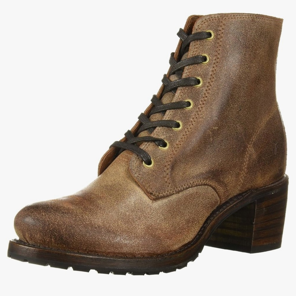 Sabrina genuine leather chocolate boots - like new